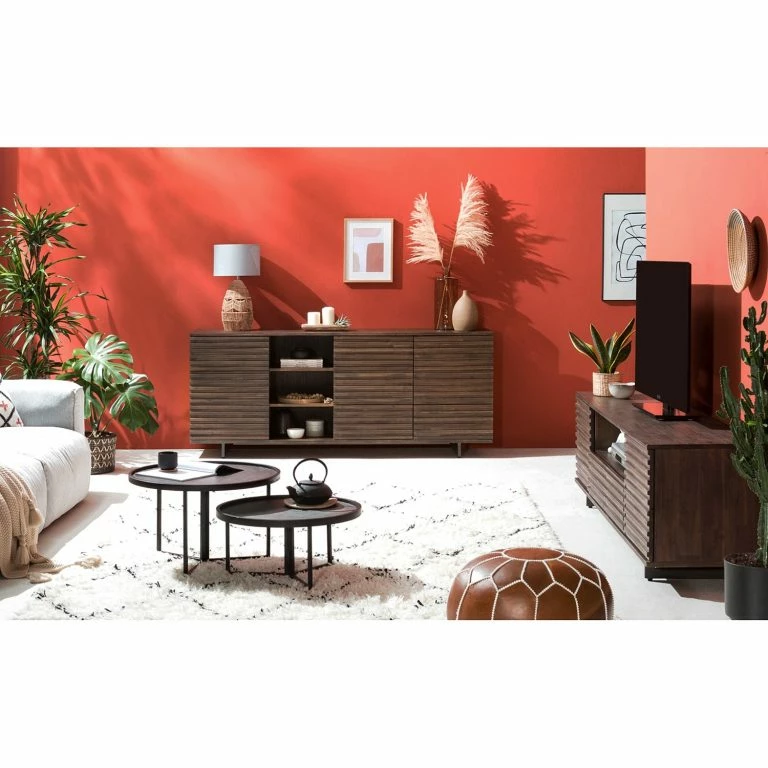 Loftscape Studio Copenhagen Buffet Kirley III – Acacia Massif – Acacia Foncé