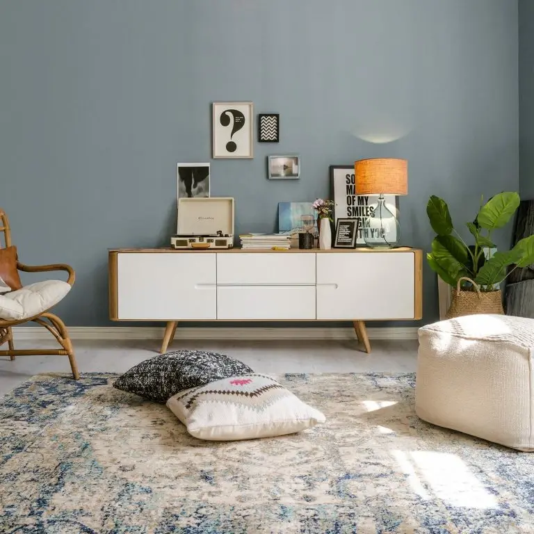 Loftscape Studio Copenhagen Buffet Loca I – Chêne Sauvage Massif – Blanc / Chêne Sauvage – Largeur : 180 Cm
