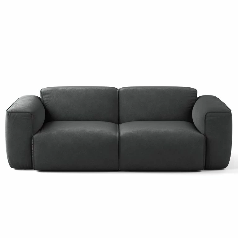 Loftscape Studio Copenhagen Canapé 2 Places HUDSON – Microfibre Teda: Anthracite