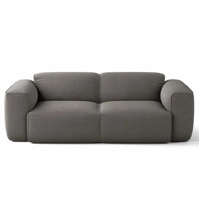 Loftscape Studio Copenhagen Canapé 2 Places HUDSON – Tissu Reeni: Gris Foncé