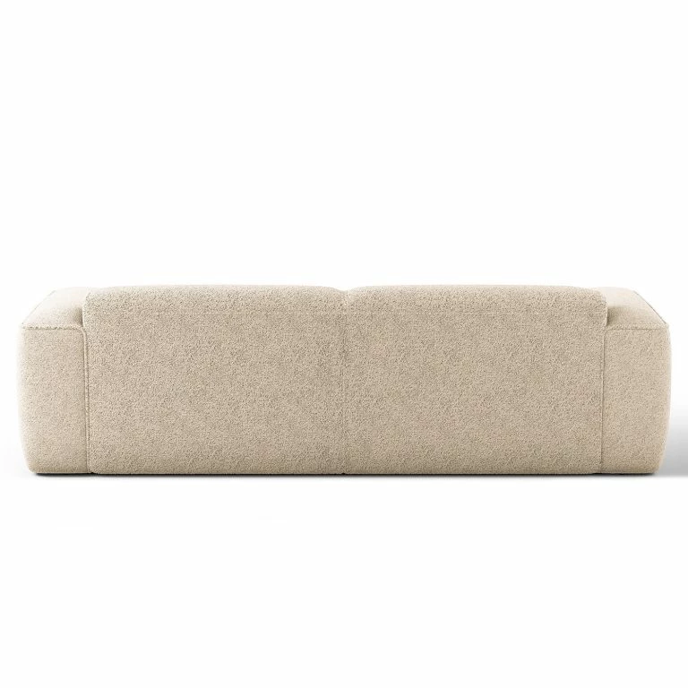 Loftscape Studio Copenhagen Canapé 3 Places HUDSON – Bouclé Tissu Bony: Beige