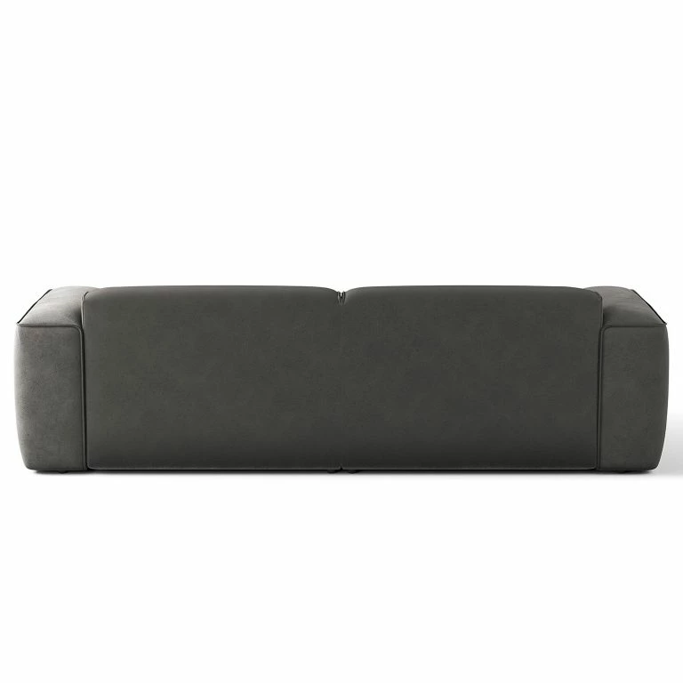 Loftscape Studio Copenhagen Canapé 3 Places HUDSON – Microfibre Teda: Gris Foncé