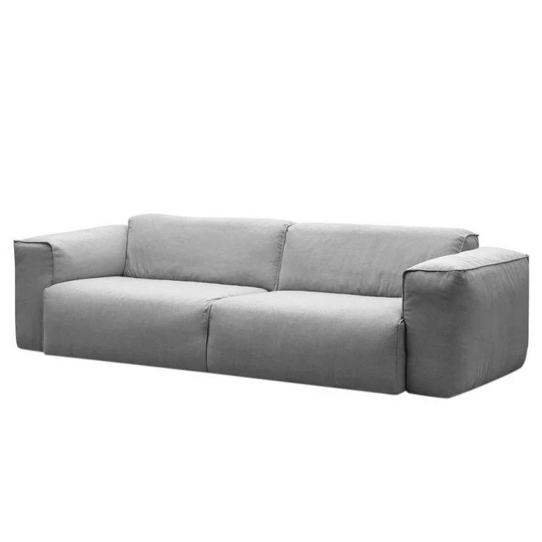 loftscape Studio Copenhagen Canapé 3 places HUDSON – Tissu Saia: Gris clair