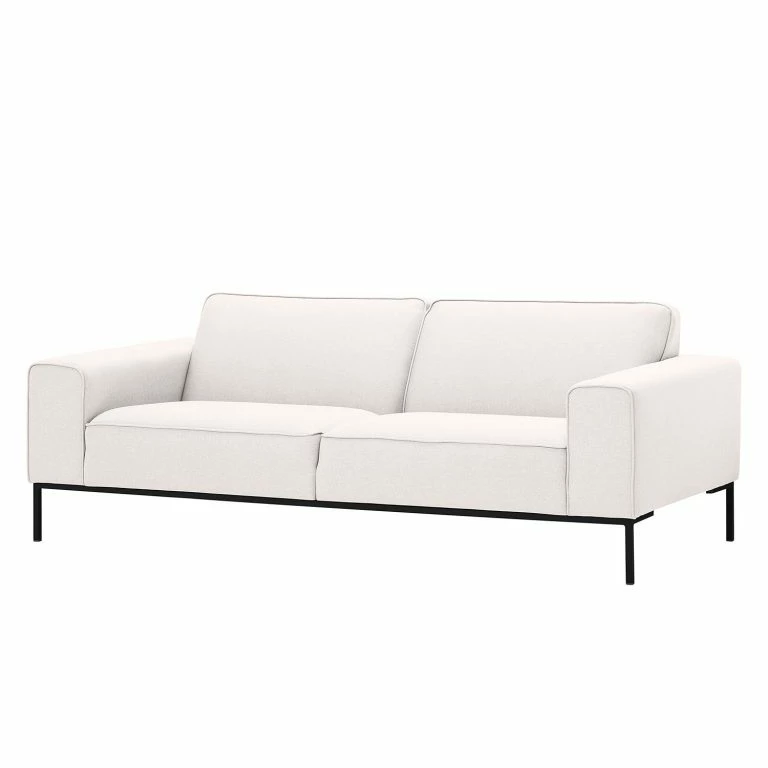 loftscape Studio Copenhagen Canapé Ampio (3 places) Tissu – Tissu Floreana : Beige – Noir