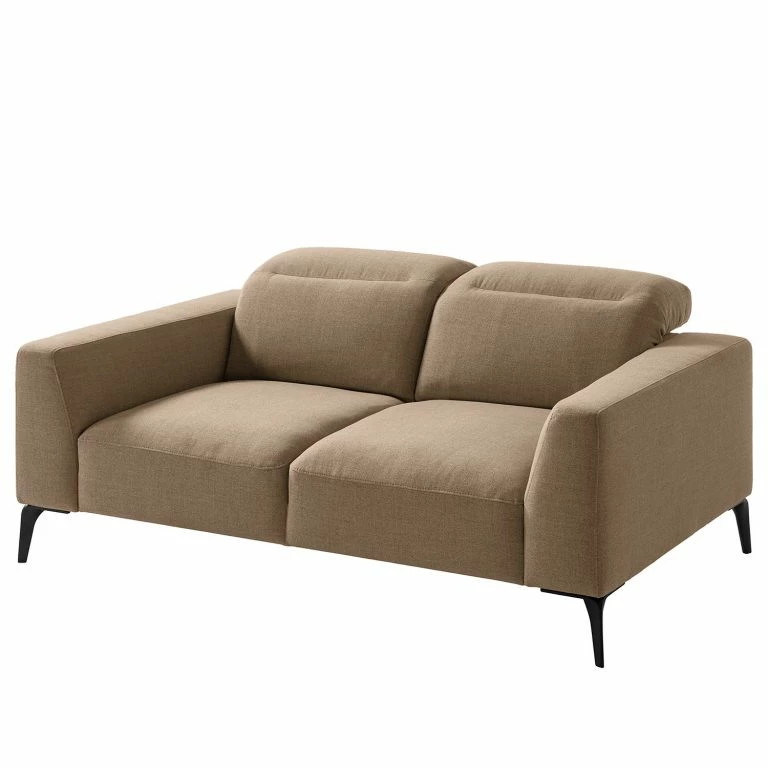 loftscape Studio Copenhagen Canapé Berrie (2 places) – Tissu Milan : Gris-Marron