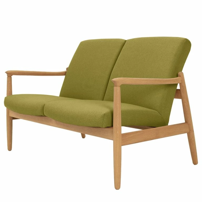 Loftscape Studio Copenhagen Canapé Froid (2 Places) – Tissu – Tissu Baca: Marron Clair – Chêne Clair