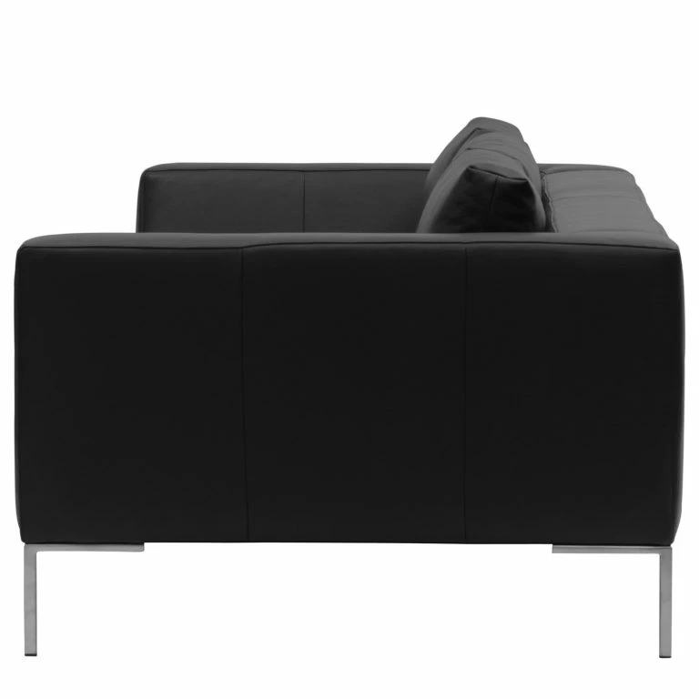 Loftscape Studio Copenhagen Canapé Madison (3 Places) – Cuir Véritable Neka : Noir