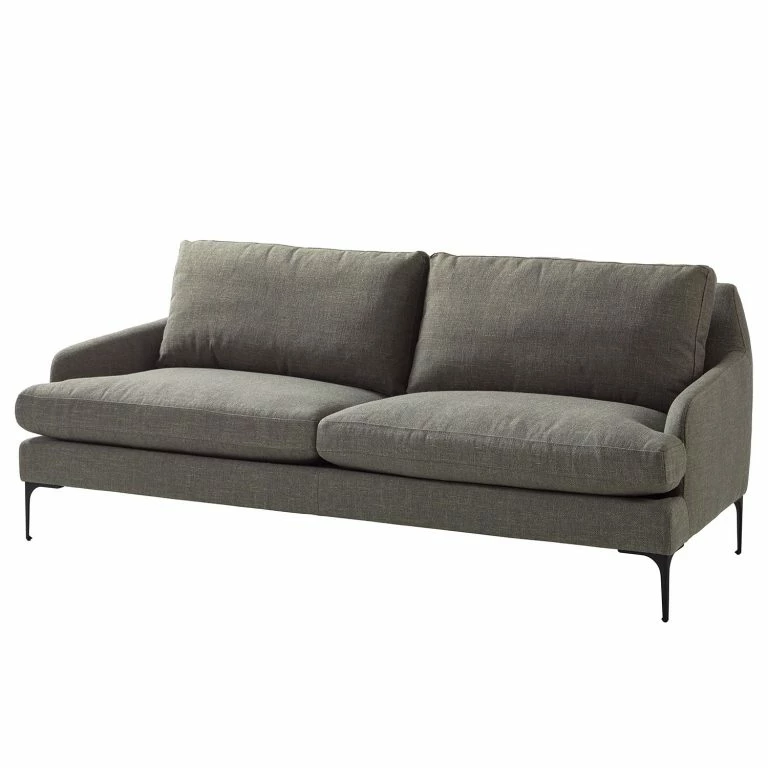 loftscape Studio Copenhagen Canapé Peritz (3 places) – Tissu – Gris / Beige