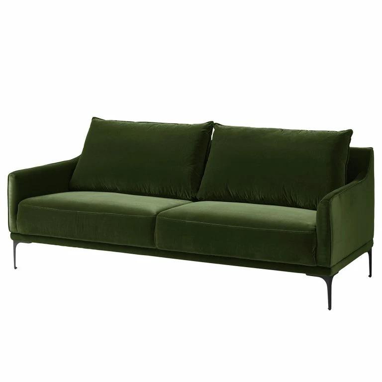 loftscape Studio Copenhagen Canapé Pouch (3 places) – Velours – Vert foncé