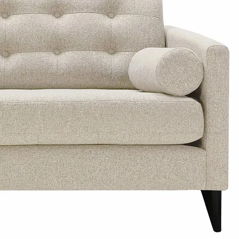 Loftscape Studio Copenhagen Canapé Powder (2 Places) – Tissu Shina: Beige – Noir