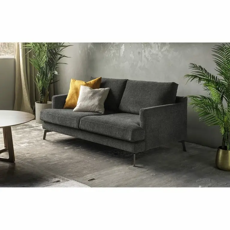 Loftscape Studio Copenhagen Canapé Vieux Bourg (2-3 Places) – Tissu – Tissu Nona: Anthracite
