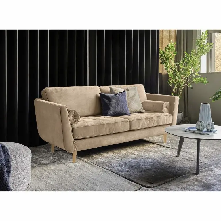 Loftscape Studio Copenhagen Canapé Vieux Lyon (2-3 Places) – Microfibre – Microfibre Panja: Beige