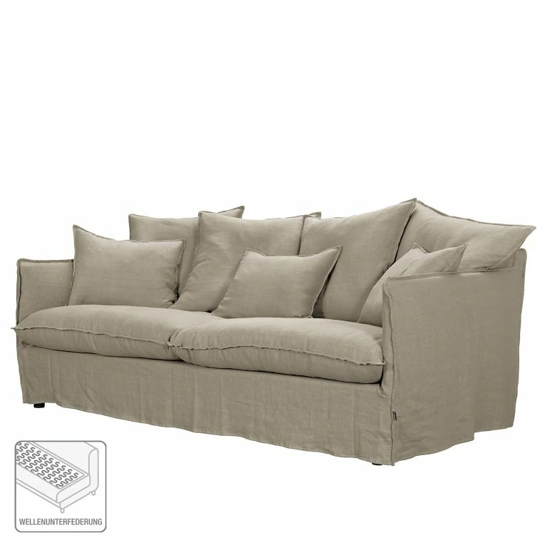 Loftscape Studio Copenhagen Canapé Wassy I (3 Places) – Gris Sable Mat