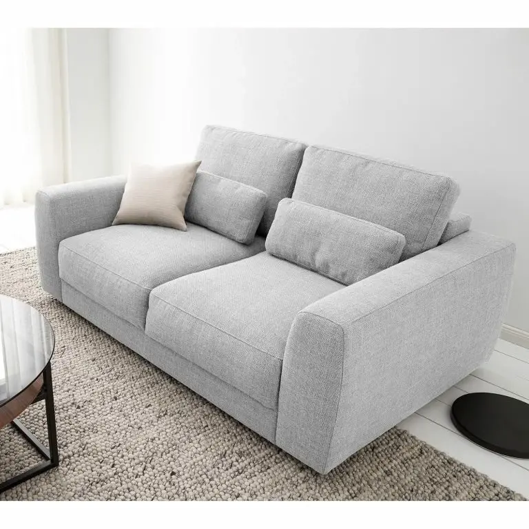 Loftscape Studio Copenhagen Canapé Willows (2 Places) – Tissu Amila: Gris Clair