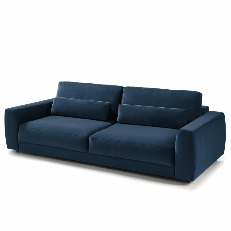 loftscape Studio Copenhagen Canapé Willows (3 places) – Velours Shyla: Bleu foncé