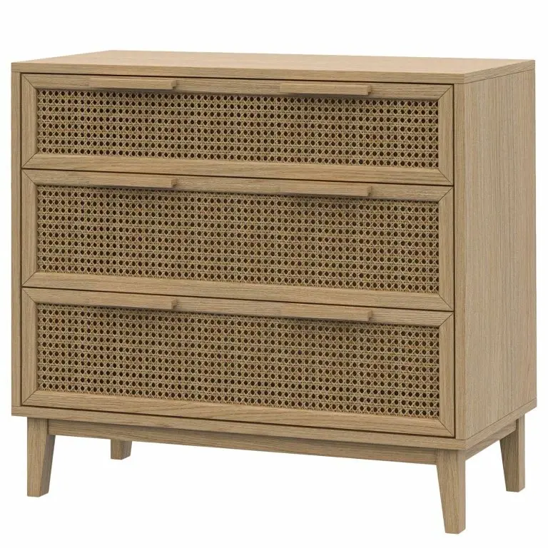 loftscape Studio Copenhagen Commode Canee I – Cannage / Placage en bois véritable – Chêne