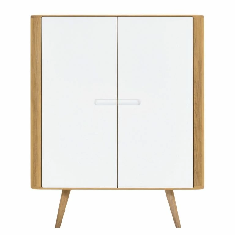 Loftscape Studio Copenhagen Commode Loca III – Blanc / Chêne Sauvage