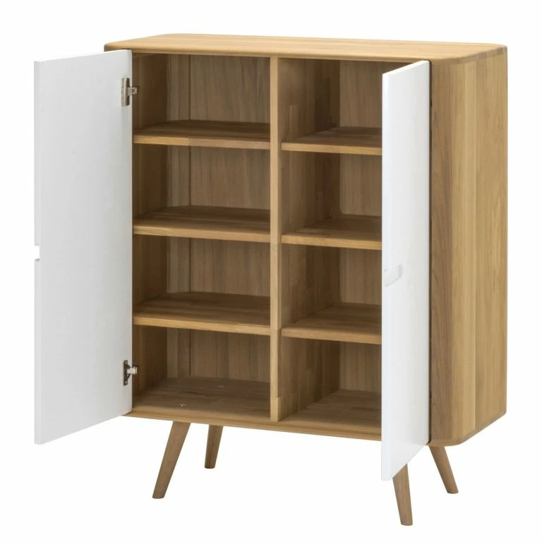 Loftscape Studio Copenhagen Commode Loca III – Blanc / Chêne Sauvage