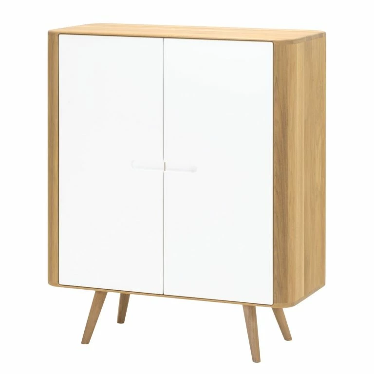 loftscape Studio Copenhagen Commode Loca III – Blanc / Chêne sauvage