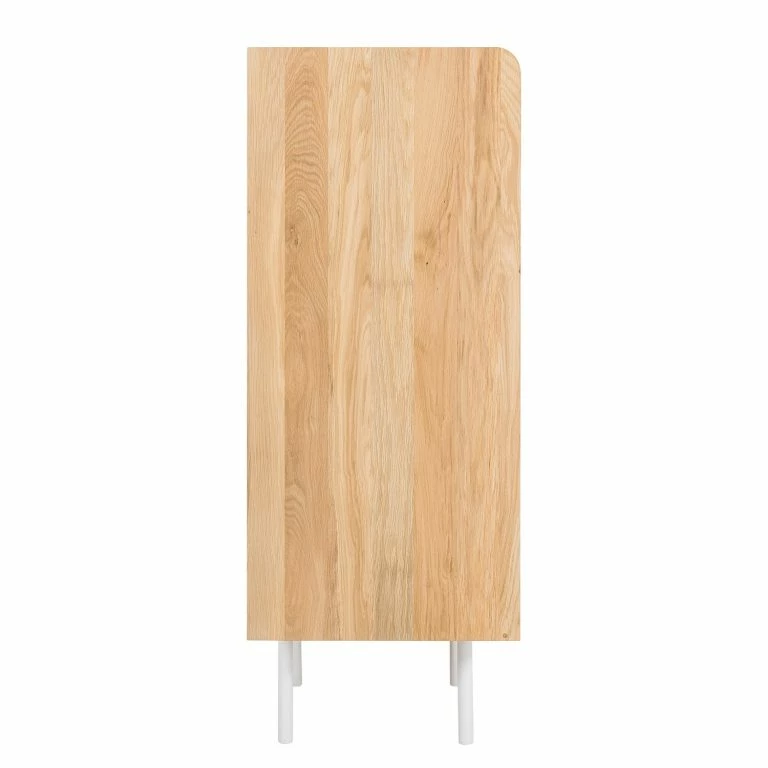 Loftscape Studio Copenhagen Commode Noovi – Partiellement En Chêne Sauvage Massif – Blanc / Chêne Sauvage