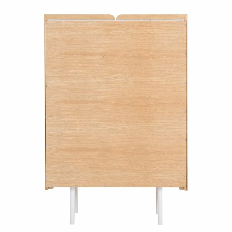 Loftscape Studio Copenhagen Commode Noovi – Partiellement En Chêne Sauvage Massif – Blanc / Chêne Sauvage