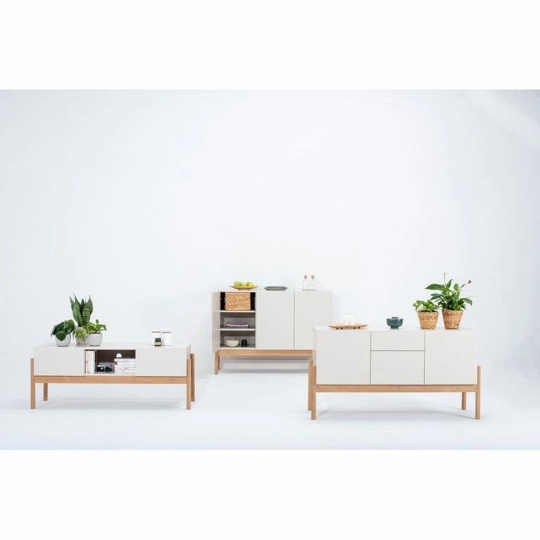 Loftscape Studio Copenhagen Enfilade Cooby I – Blanc / Chêne