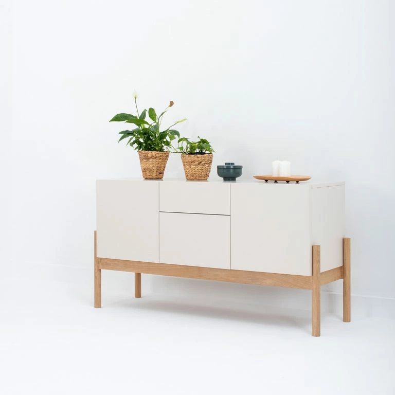 Loftscape Studio Copenhagen Enfilade Cooby I – Blanc / Chêne