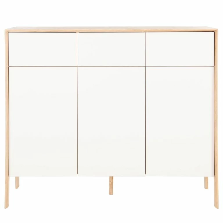 Loftscape Studio Copenhagen Enfilade Maayka III – Partiellement En Chêne Massif – Blanc / Chêne Clair