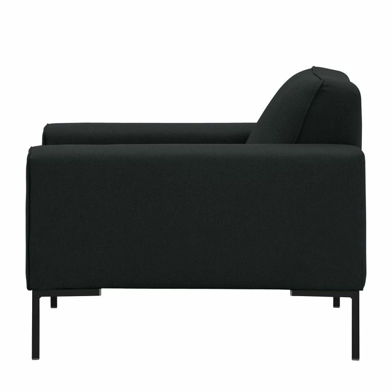 Loftscape Studio Copenhagen Fauteuil Ampio Tissu – Tissu Floreana : Anthracite – Noir