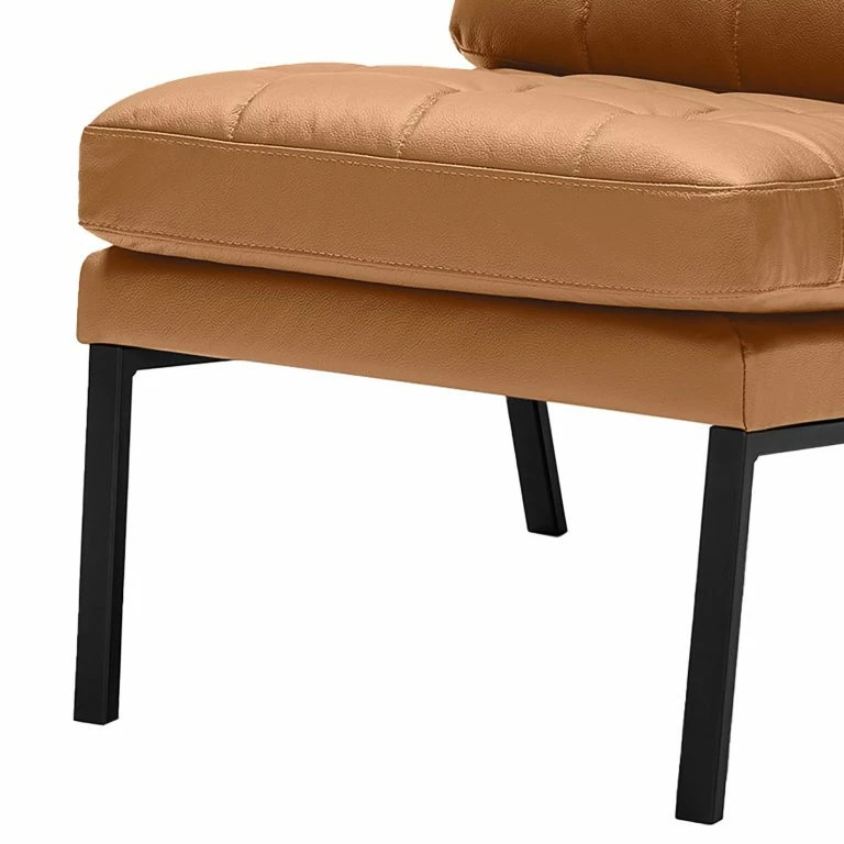 Loftscape Studio Copenhagen Fauteuil Chilli – Cuir Seija: Marron Clair – Noir
