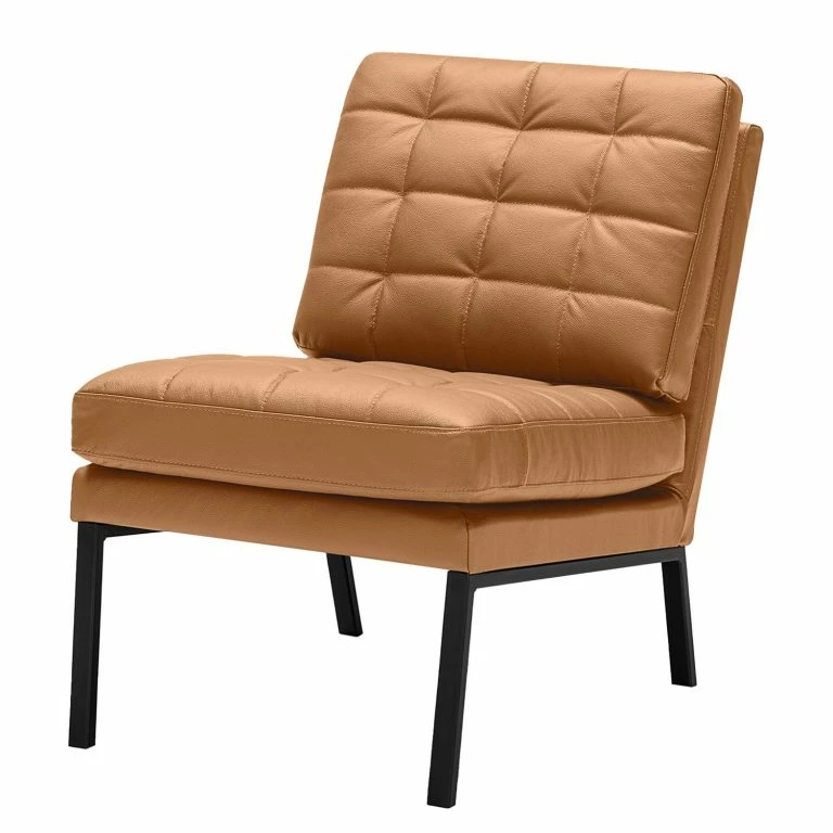 loftscape Studio Copenhagen Fauteuil Chilli – Cuir Seija: Marron clair – Noir