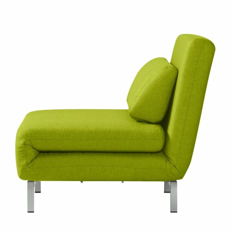 Loftscape Studio Copenhagen Fauteuil Convertible Copperfield Tissu – Tissu Zahira : Citron Vert