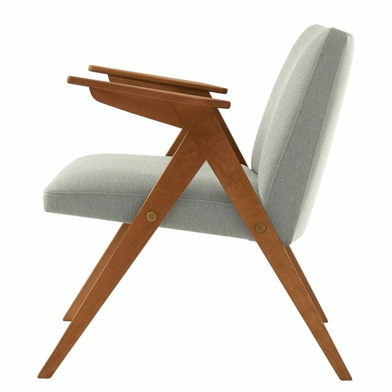 Loftscape Studio Copenhagen Fauteuil Frazer – Tissu – Marron Clair