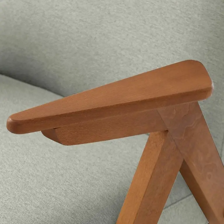 Loftscape Studio Copenhagen Fauteuil Frazer – Tissu – Marron Clair