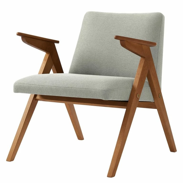 loftscape Studio Copenhagen Fauteuil Frazer – Tissu – Marron clair