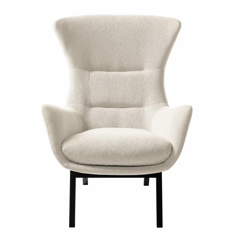 Loftscape Studio Copenhagen Fauteuil Hepburn I – Tissu Saia: Beige – Noir