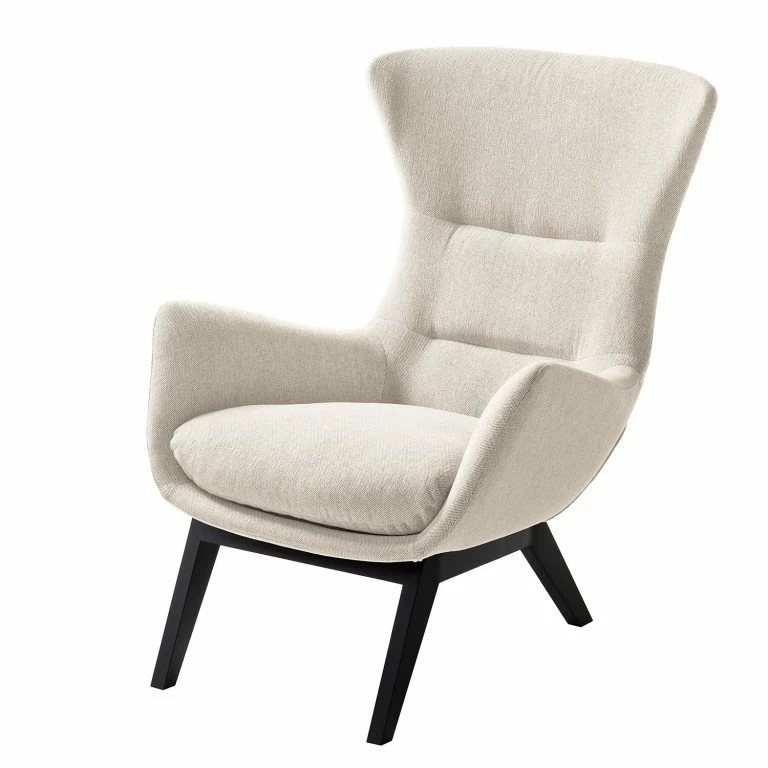 loftscape Studio Copenhagen Fauteuil Hepburn I – Tissu Saia: Beige – Noir