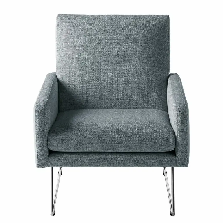 Loftscape Studio Copenhagen Fauteuil Maximus – Tissu Structuré – Gris Pigeon