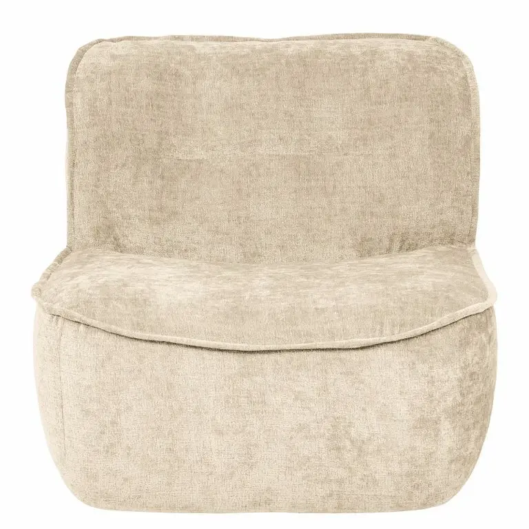 Loftscape Studio Copenhagen Fauteuil Pivotant Sasina – Microfibre Alana: Créme