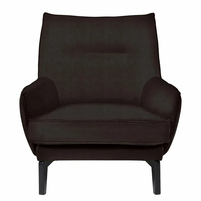 Loftscape Studio Copenhagen Fauteuil Vieux Vichy – Cuir Lecia: Marron Foncé
