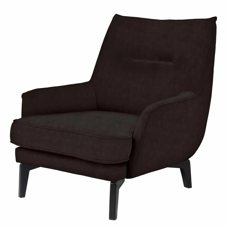loftscape Studio Copenhagen Fauteuil Vieux Vichy – Cuir Lecia: Marron foncé