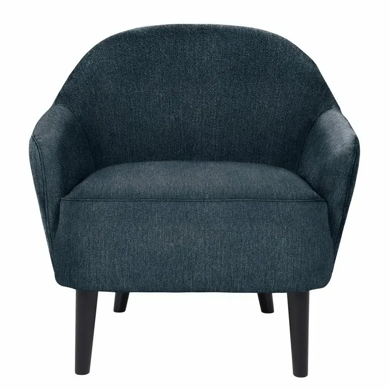 Loftscape Studio Copenhagen Fauteuil Viggianello – Tissu – Tissu Nona: Bleu Foncé