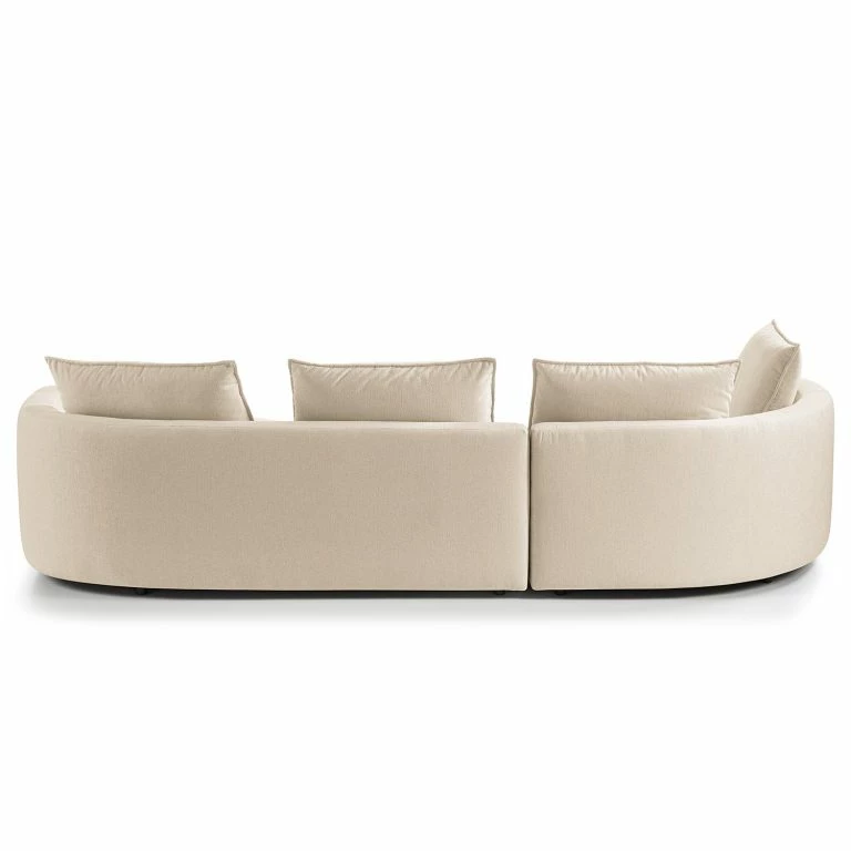 Loftscape Studio Copenhagen Grand Canapé Buckley II – Tissu Saia: Beige – Alignement à Gauche