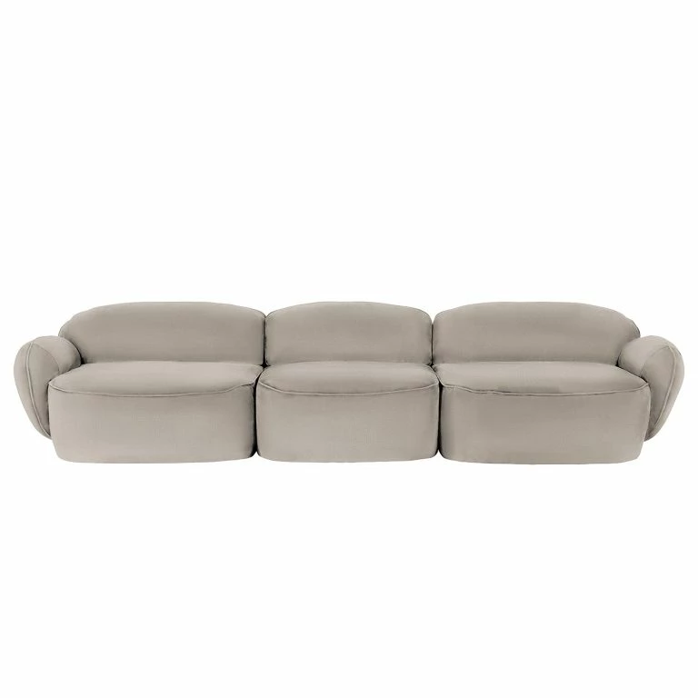 Loftscape Studio Copenhagen Grand Canapé Vieux Colpo – Tissu Meave: Gris