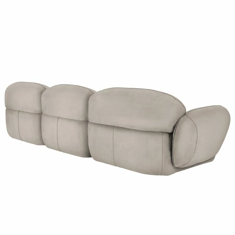 Loftscape Studio Copenhagen Grand Canapé Vieux Colpo – Tissu Meave: Gris