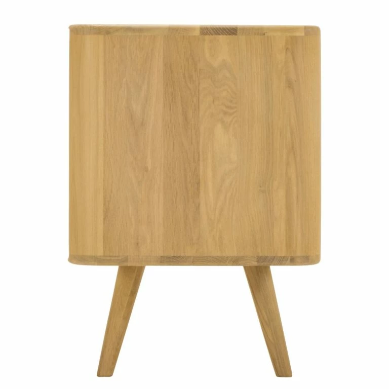 Loftscape Studio Copenhagen Meuble TV Loca IV – Blanc / Chêne Sauvage Clair