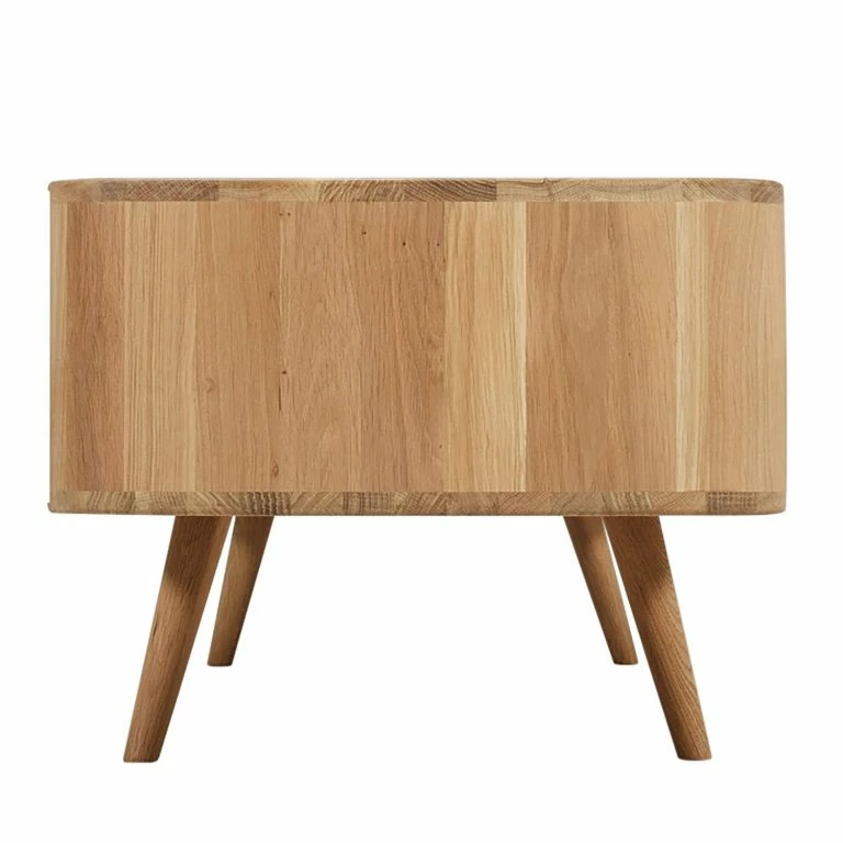 Loftscape Studio Copenhagen Meuble TV Loca V – Partiellement En Chêne Sauvage Massif – Chêne Sauvage – Largeur : 225 Cm – Profondeur : 42 Cm