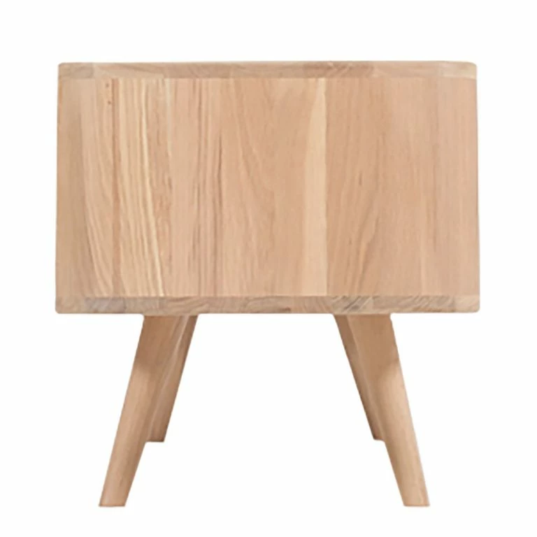 Loftscape Studio Copenhagen Meuble TV Loca V – Partiellement En Chêne Sauvage Massif – Chêne Sauvage Huilé Clair – Largeur : 180 Cm – Profondeur : 55 Cm