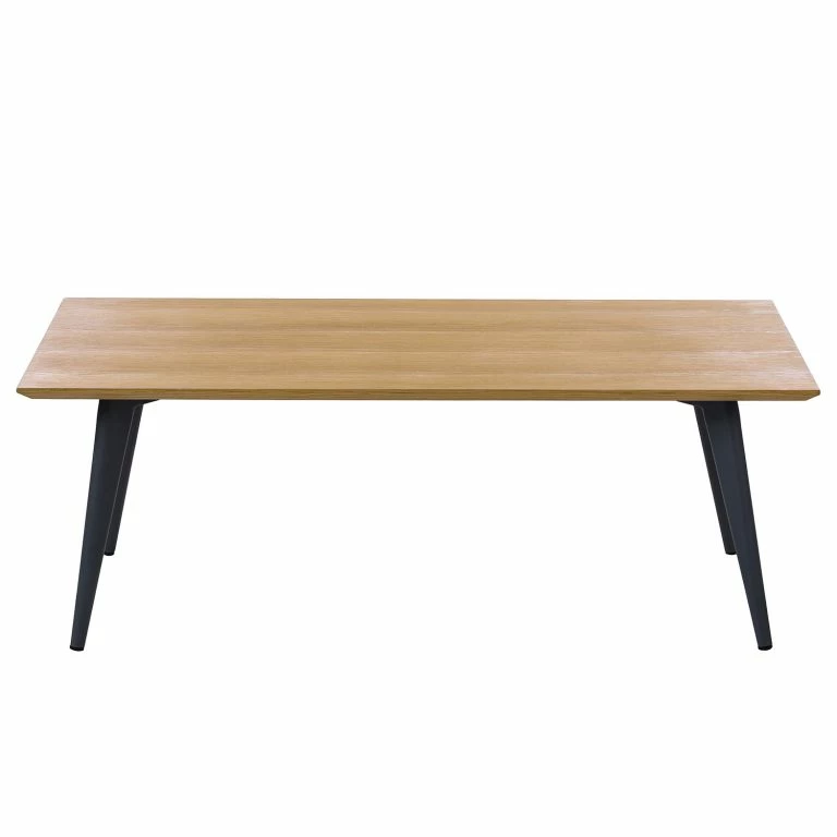Loftscape Studio Copenhagen Table Basse Danica – Placage En Bois Véritable – Gris Foncé Mat / Frêne