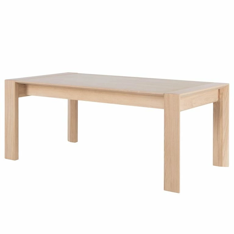 loftscape Studio Copenhagen Table basse Maayka – Partiellement en chêne massif – Chêne clair – Largeur : 110 cm